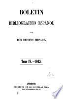 Boletín bibliográfico español