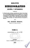 Boletin bibliografico español y estranjero