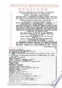 Boletín bibliográfico mexicano