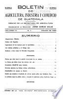 Boletín de agricultura y caminos de Guatemala