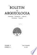 Boletín de arqueología