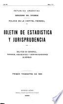 Boletin de estadística y jurisprudencia