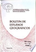 Boletín de estudios geográficos
