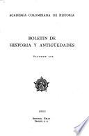 Boletín de historia y antigüedades