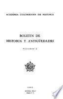 Boletín de historia y antigüedades