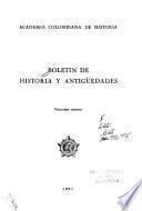 Boletín de historia y antigüedades