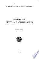 Boletín de historia y antigüedades