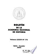 Boletín de la Academia Nacional de Historia antes Sociedad Ecuatoriana de Estudios Históricos Americanos