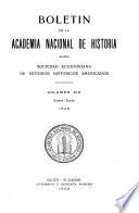 Boletín de la Academia Nacional de Historia antes Sociedad Ecuatoriana de Estudios Históricos Americanos