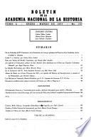 Boletín de la Academia Nacional de la Historia