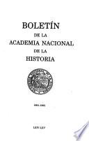 Boletín de la Academia Nacional de la Historia