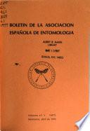 Boletín de la Asociación Española de Entomología