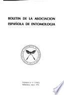 Boletín de la Asociación Española de Entomología