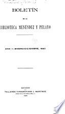 Boletín de la Biblioteca Menéndez y Pelayo