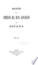 Boletín de la Comisión del Mapa Geológico de España
