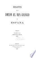 Boletín de la Comisión del Mapa Geológico de España