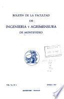 Boletín de la Facultad de Ingeniería y Agrimensura de Montevideo