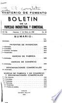 Boletín de la propiedad industrial y comercial