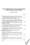 Boletín de la Real Sociedad Española de Historia Natural