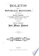 Boletín de la Républica mejicana