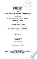 Boletín de la Revista general de legislación y jurisprudencia