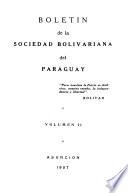 Boletín de la Sociedad Bolivariana del Paraguay