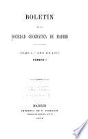 Boletín de la Sociedad Geográfica de Madrid