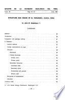 Boletín de la Sociedad Geológica del Perú
