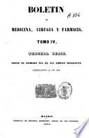 Boletín de medicina, cirugía y farmacia