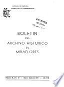Boletín del Archivo Histórico de Miraflores