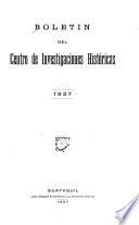 Boletín del Centro de Investigaciones Históricas