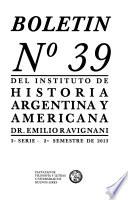 Boletín del Instituto de Historia Argentina y Americana Doctor Emilio Ravignani.