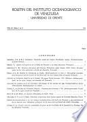 Boletín del Instituto Oceanográfico