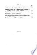 Boletín del Ministerio de Agricultura