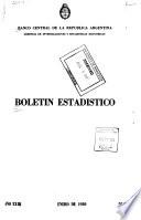 Boletín estadístico