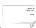 Boletín estadístico