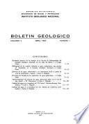 Boletín geológico