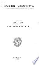 Boletín indígenista