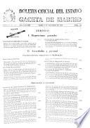 Boletín oficial del estado: Gaceta de Madrid