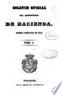 Boletín oficial del Ministerio de Hacienda