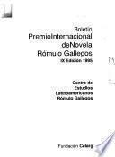 Boletín Premio Internacional de Novela Rómulo Gallegos
