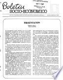 Boletín socio-económico
