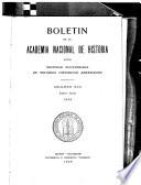 Boletʹin de la Academia nacional de historia antes Sociedad ecuatoriana de estudios historicos americanos