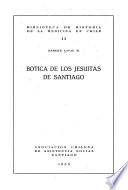 Botica de los jesuitas de Santiago
