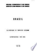 Brasil: estadísticas de comercio exterior