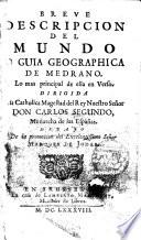 Breve descripción del mundo o guia geográfica de Medrano ...