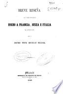 Breve reseña del viaje científico hecho a Francia, Suiza e Italia el año de 1858