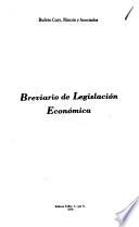 Breviario de legislación económica