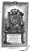 Calendario manual y guía de forasteros en Madrid