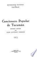 Cancionero popular de Tucumán